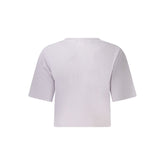 Fila Pink Cotton Women T-Shirt